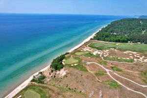 Arcadia Bluffs (Bluffs) 13th Aerial Green